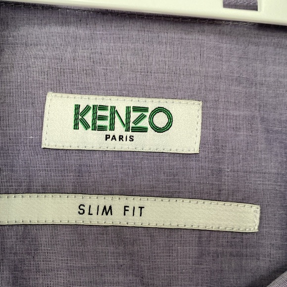 Pre ❤️ Kenzo Paris Button Down Slim Fit Shirt. Size 39 ( 15 1/4) - Picture 7 of 10